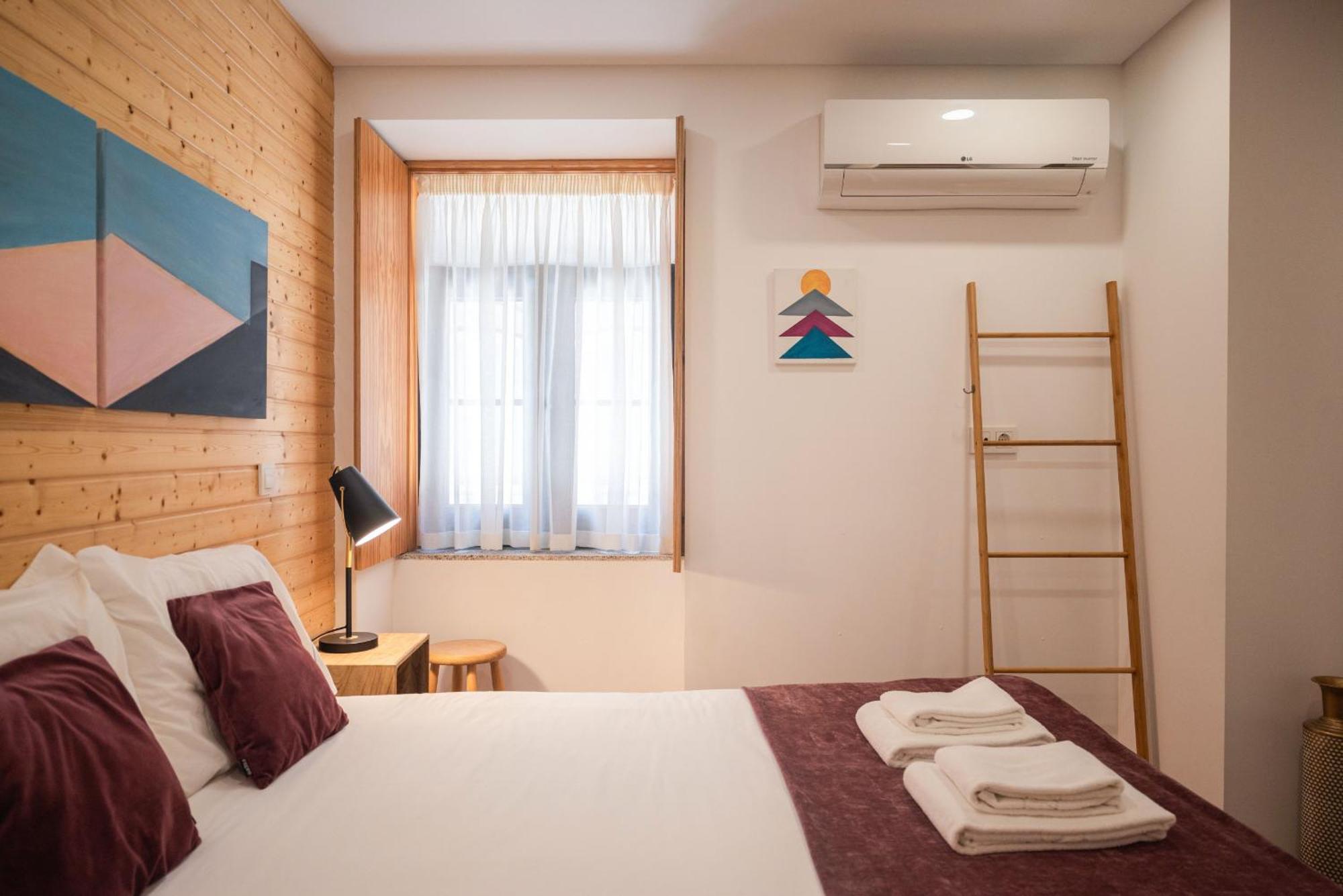 Central Luxury Apartment W Ac Downtown And Metro Porto Luaran gambar